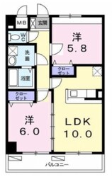 グリシーヌ・Mの物件間取画像